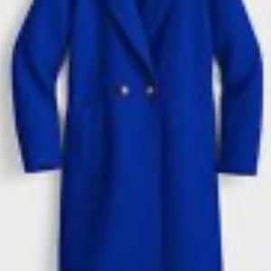 JCrew Daphne Italian Boiled Wool Topcoat
